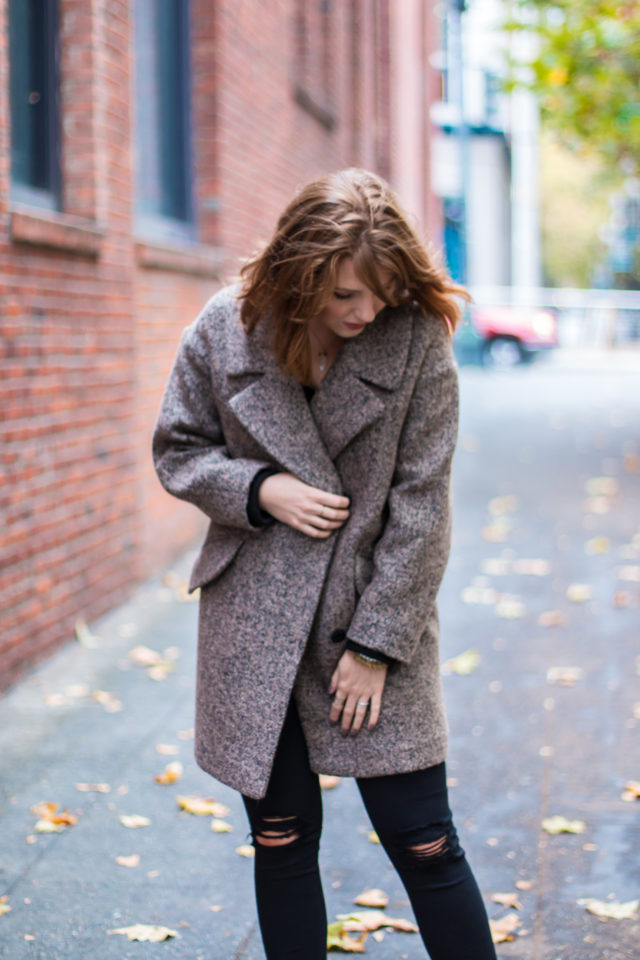 Topshop cocoon clearance coat